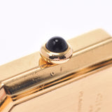 CHANEL Chanel Premier Size M H0001 Ladies GP/Leather Watch Quartz Black Dial AB Rank Used Ginzo