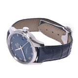 OMEGA Omega Deville co-axial hour vision 433.13.41.21.03.001 men's SS/leather watch automatic winding blue dial a rank used silver stock