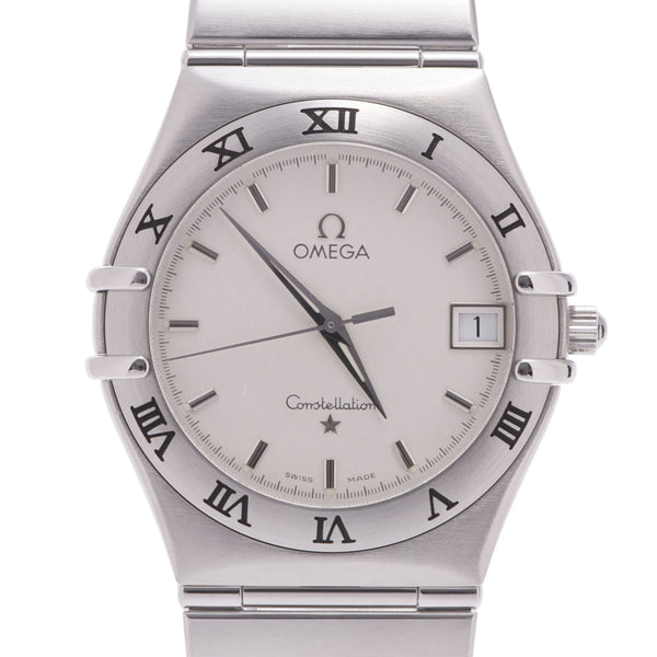 OMEGA Omega Constellation 1512.30 Boys SS Watch Quartz White Dial A Rank Used Ginzo