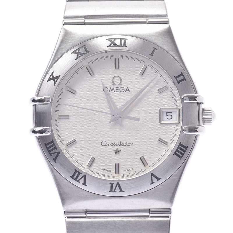 OMEGA Omega Constellation 1512.30 Boys SS Watch Quartz White Dial A Rank Used Ginzo