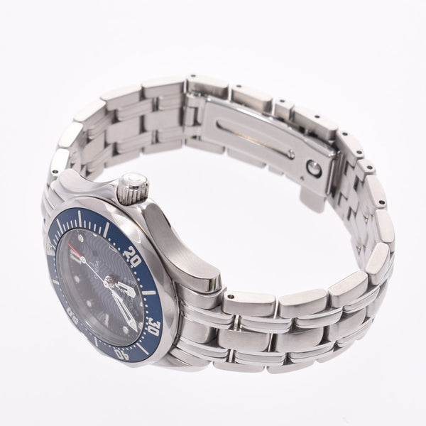 OMEGA Omega Simster Professional 300m 2583.80 Ladies SS wristwatch, blue, blue, A rank, used silver.