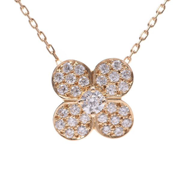 Van Cleef & Arpels Van Cleef & Arpels large ladies diamond/k18yg necklace a-rank used silver