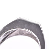 Star JEWELRY star jewelry cross motif diamond 0.07 CT No. 8 ladies k18wg ring-ring a rank used silver