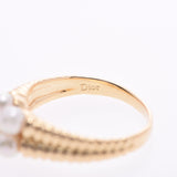 Christian Dior Christian Dior Pearl Ring No. 6.5 Women's K18YG/Pearl Ring Ring A Rank Used Ginzo