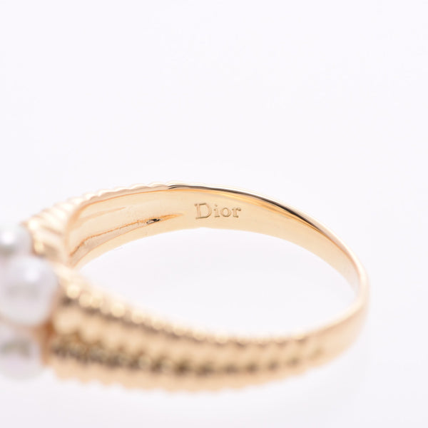 Christian Dior クリスチャンディオール パールリング 6.5号 レディース K18YG/パール リング・指輪 Aランク 中古 銀蔵
