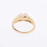 Christian Dior Christian Dior Pearl Ring No. 6.5 Women's K18YG/Pearl Ring Ring A Rank Used Ginzo