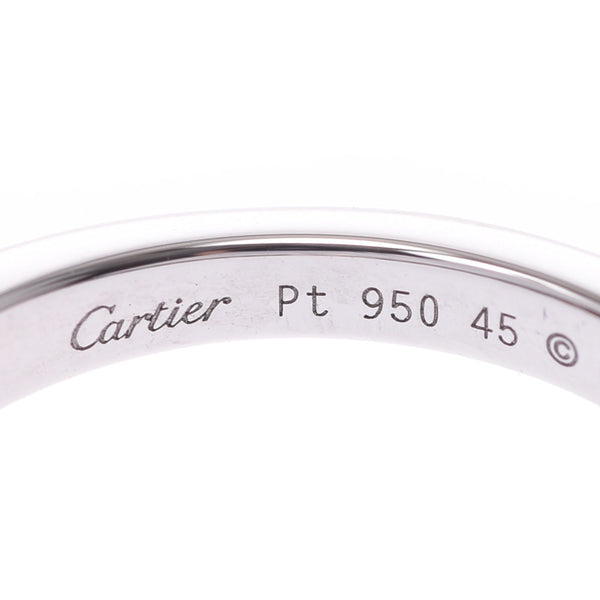 CARTIER Cartier MK Kofilling Diamond 0.43ct ♯45 No. 5 Ladies Pt950 Platinum Rings A Rank A Rank Used Ginzō