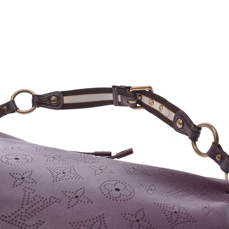 路易威登路易威登cuile线pochette小田紫M40003男女皆宜的皮革单肩包B等级使用银