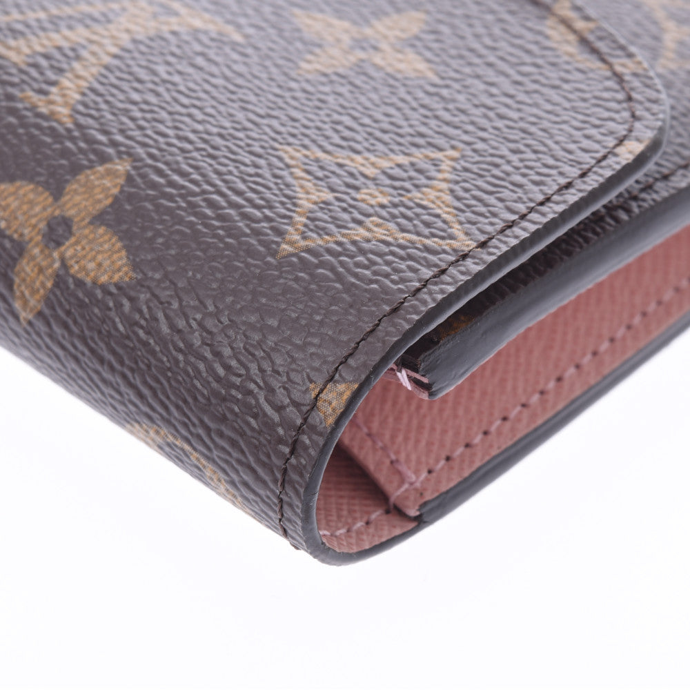 【極美品】ルイヴィトン　モノグラム　ポルトフォイユエミリー　ローズバレリーヌ LOUIS VUITTON（ルイ・ヴィトン） ルイヴィトン財布 レディース 長財布