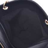 CHANEL Chanel Matrasse PTT Petit Time Rest Tote Bag Black Gold Hardware Ladies Caviar Skin Handbag A Rank Used Ginzo