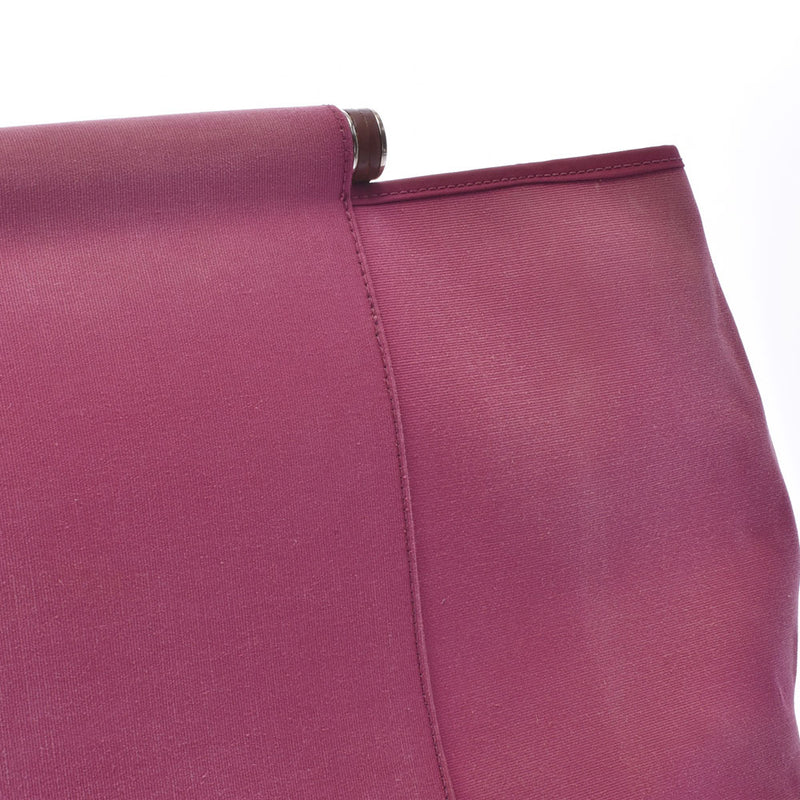 HERMES Hermes Kabak PM 2WAY bag Tosca □ O engraved (around 2011) Unisex canvas / leather tote bag B rank used Ginzo