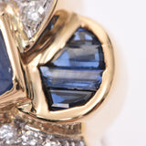Others SABBADINI Sapphire Diamond No. 13.5 Ladies K18YG Ring / Ring A Rank Used Ginzo