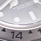 Lorex Rolex Explorer 2 16570 Mens SS Watch automatic scroll black dial