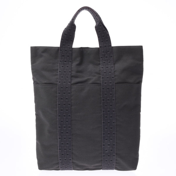 HERMES Hermes,Ehrline,Cabbath,Gray,Unisex,Canvas,Totebag B-Rank,使用银器