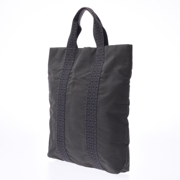 HERMES Hermes,Ehrline,Cabbath,Gray,Unisex,Canvas,Totebag B-Rank,使用银器