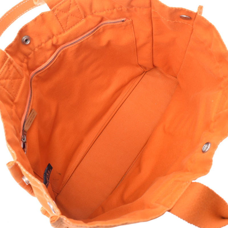 Hermes Hermes de Ville m2003 French Festival Limited orange Unisex Canvas Tote Bag B