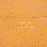 HERMES Hermes Agenda Bicolor Green/Yellow Silver Fittings A Engraved (c. 1997) Unisex Kushbel Notebook Cover B Rank Used Ginzo