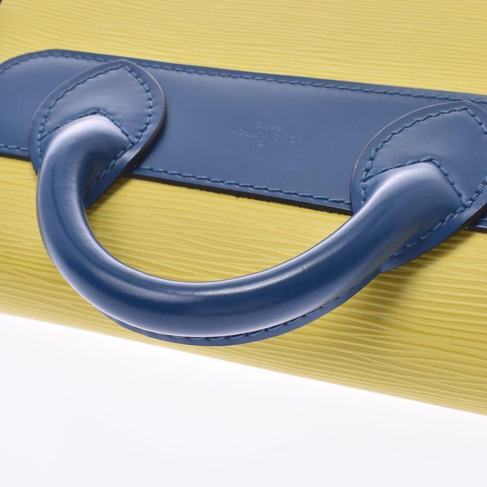 Louis Vuitton エピレザー バケットバッグ 青 - メルカリ