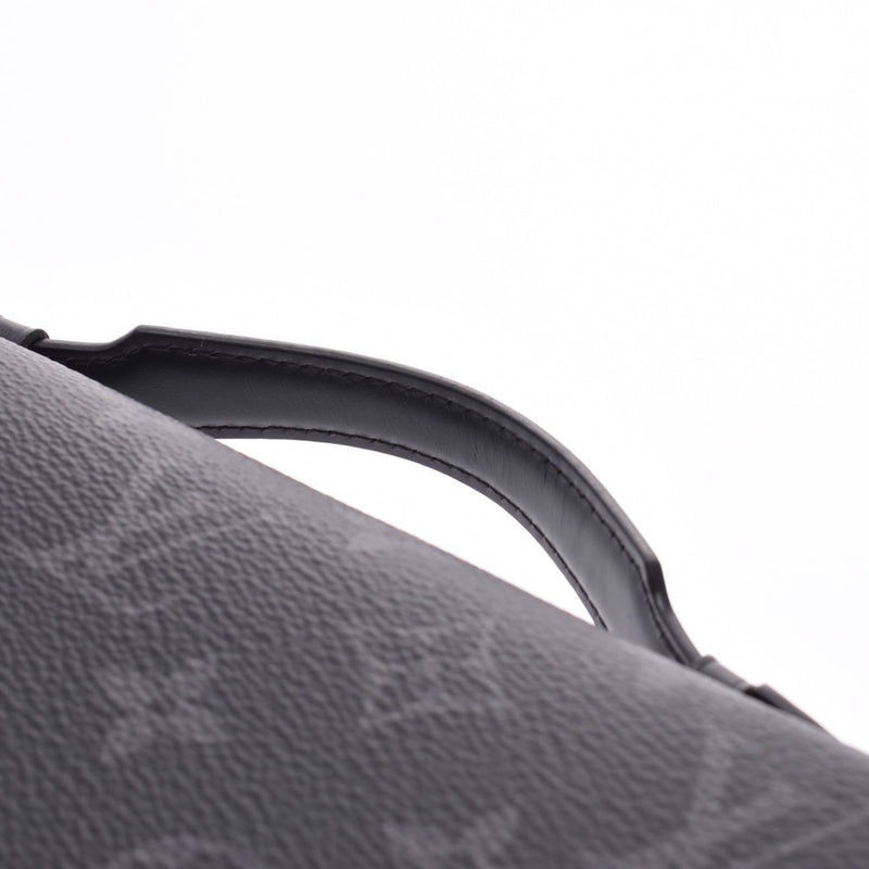 LOUIS VUITTON Monogram Eclipse Zippy XL黑色/灰色M61698男士Monogram Eclipse扫描浴室长款钱包A级二手Ginzo