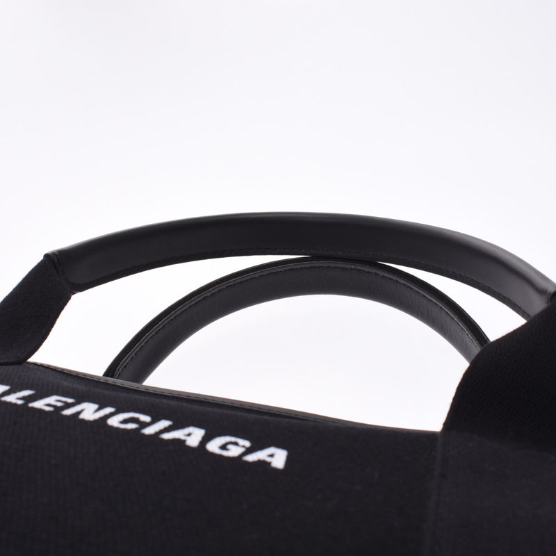 Balenciaga Balenciaga Navy Hippo black Unisex Canvas / Leather Handbag NEW