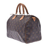 Louis Vuitton Monogram speedy 30 brown M41526 Unisex Monogram canvas handbag B