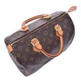 Louis Vuitton Monogram speedy 30 brown M41526 Unisex Monogram canvas handbag B