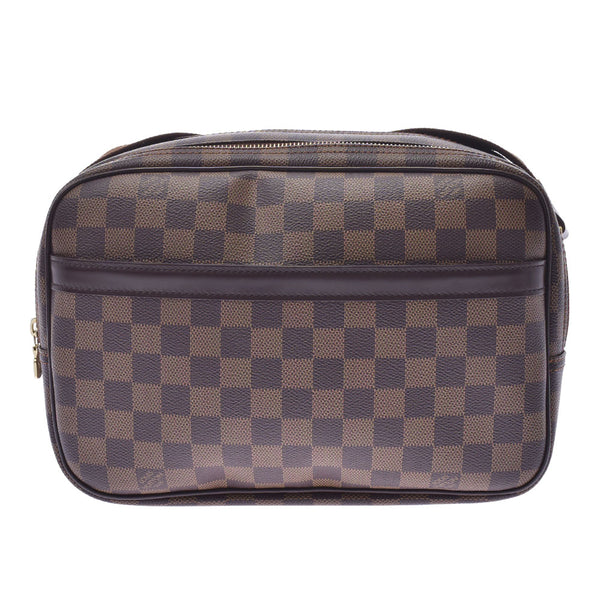 LOUIS VUITTON ルイヴィトンダミエリポーター PM SP order brown N45253 ユニセックスダミエキャンバスショルダーバッグ AB rank used silver storehouse
