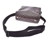 LOUIS VUITTON Louis Vuitton Damier Naviglio Brown N45255 Unisex Damier Canvas Shoulder Bag B Rank Used Ginzo