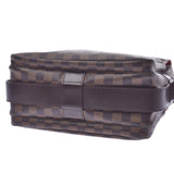 LOUIS VUITTON Louis Vuitton Damier Naviglio Brown N45255 Unisex Damier Canvas Shoulder Bag B Rank Used Ginzo