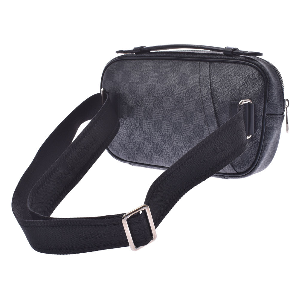 LOUIS VUITTON ルイヴィトン ダミエ グラフィット アンブレール 黒/グレー N41289 メンズ ボディバッグ Aランク 中古 -  人気HOT