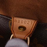路易威登路易威登会标袋购物棕色m51108中性会标帆布手提包b等级使用银股票