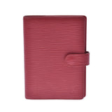 LOUIS VUITTON Epi Agenda PM Red R20057女士Epi皮革笔记本封面B等级二手Ginzo