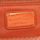 Salvatore Ferragamo,Ferragamo,Gancini,2WAY手提包,橙色金器,女士,尼龙/皮肩袋AB等级,使用银器