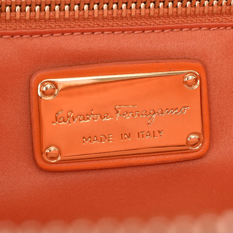 Salvatore ferragamo gold discount bag