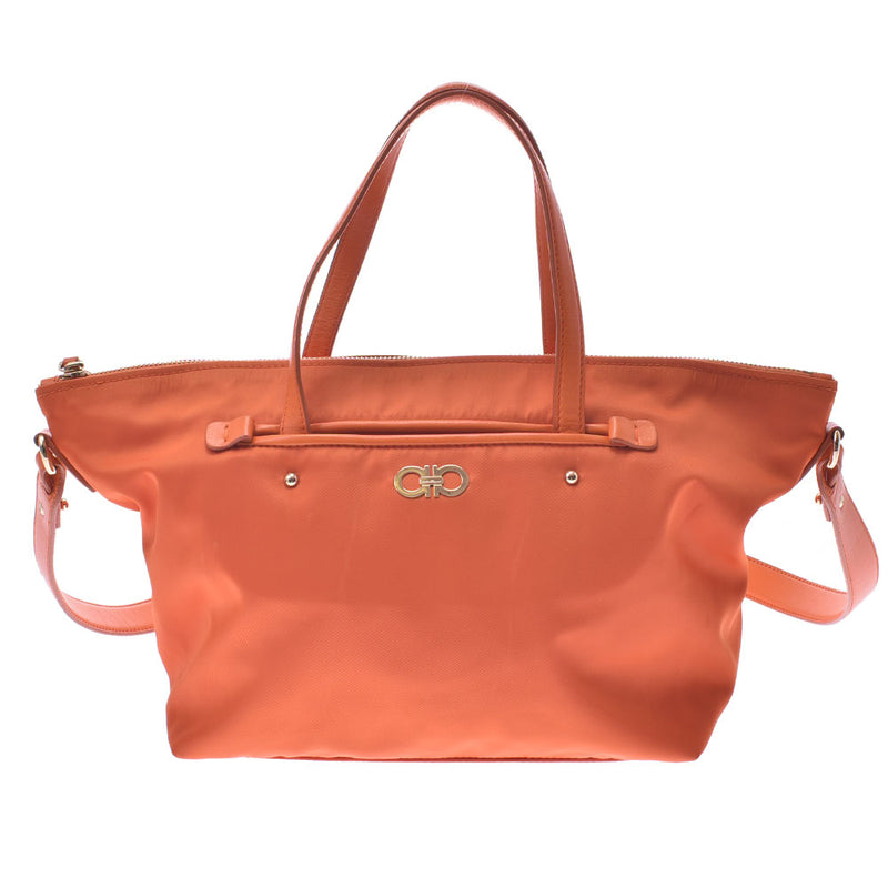 Salvatore ferragamo orange online bag