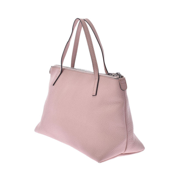 GUCCI Gucci interlocking baby pink 340618 ladies calf handbag A rank used Ginzo