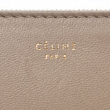 CELINE Celine 双色灰色/黄色中性软皮革离合器袋 A 级二手银藏