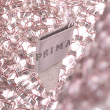 ANTEPRIMA安蒂Prima透明粉红系女士线/莱茵石/假珍珠手提包A等级二手银藏