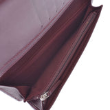 CHANEL Chanel Matrasse Folded Wallet Black Silver Hardware Ladies Lambskin Wallet A Rank Used Ginzo