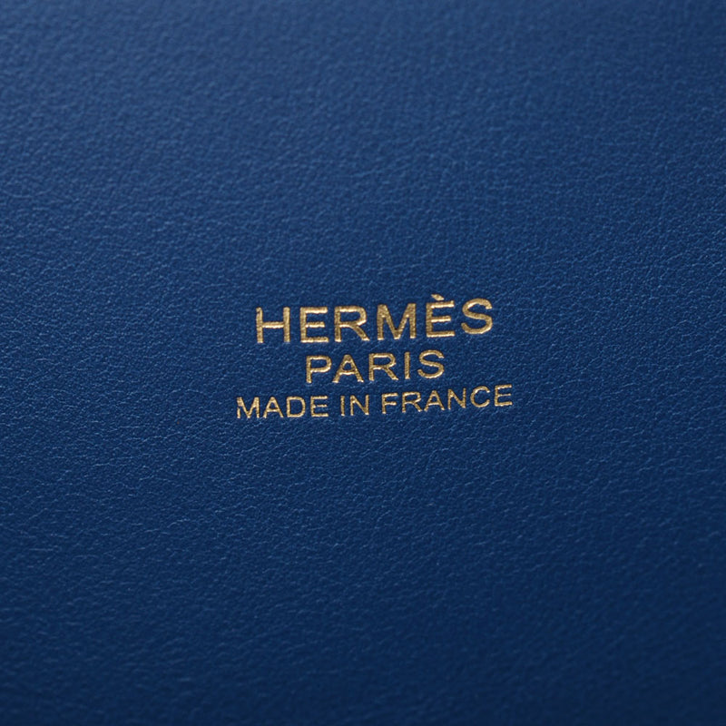 Hermes Bose 31 deep blue gold Studs Earrings