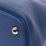 Hermes Bose 31 deep blue gold Studs Earrings