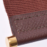 HERMES Hermes Sako Maron □ C engraved (around 1999) Unisex leather shoulder bag AB rank used Ginzo