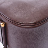 HERMES Hermes Sako Maron □ C engraved (around 1999) Unisex leather shoulder bag AB rank used Ginzo
