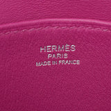 HERMES Hermes Elmes Alzan Mini 2WAY bag Rose Purple, silver, gold, gold, and seal (around 2018), Ladies Swift handbag, A rank used silver,