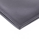 HERMES エルメス MC2 フレミング ダークグレー □N刻印(2010年頃) ユニセックス エヴァーグレイン 札入れ ABランク 中古 銀蔵