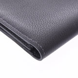 HERMES エルメス MC2 フレミング ダークグレー □N刻印(2010年頃) ユニセックス エヴァーグレイン 札入れ ABランク 中古 銀蔵