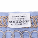 HERMES エルメスツイリー blue Lady's silk scarf B rank used silver storehouse