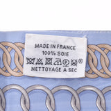 HERMES エルメスツイリー blue Lady's silk scarf B rank used silver storehouse