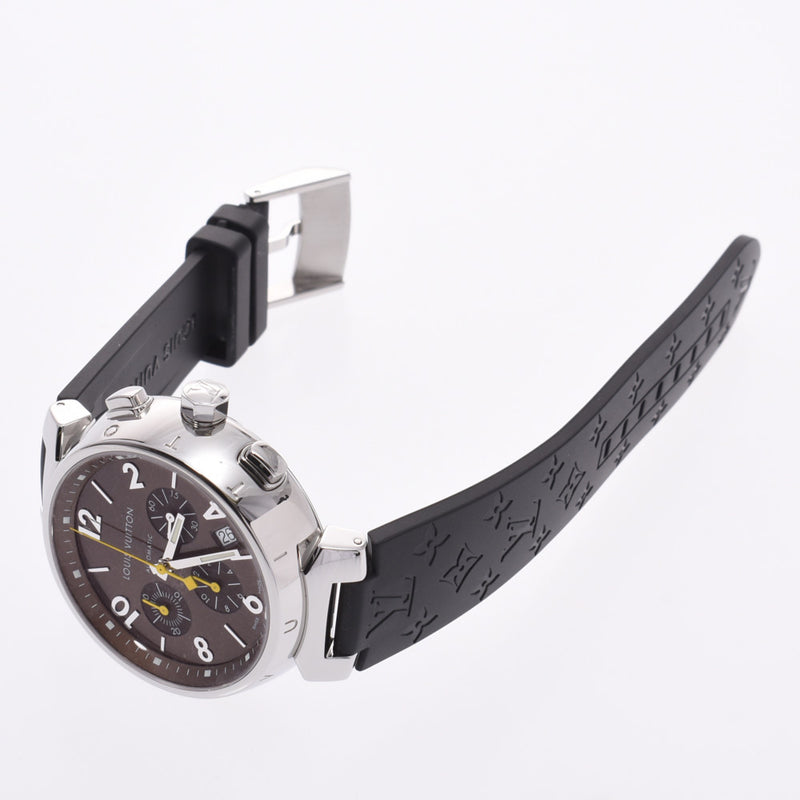 ルイヴィトンタンブール クロノ メンズ 腕時計 Q1121 LOUIS VUITTON ...