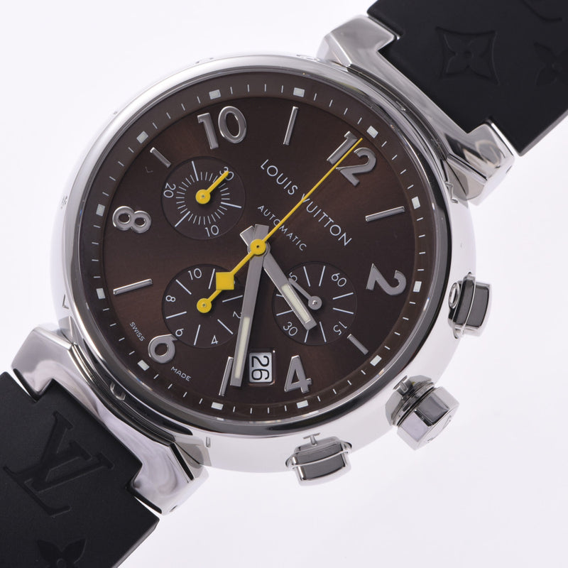 ルイヴィトンタンブール クロノ メンズ 腕時計 Q1121 LOUIS VUITTON